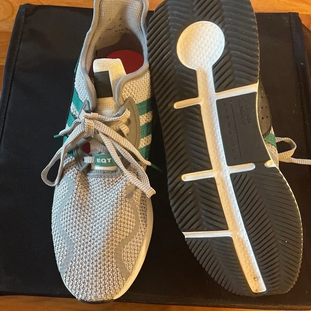 adidas green gray